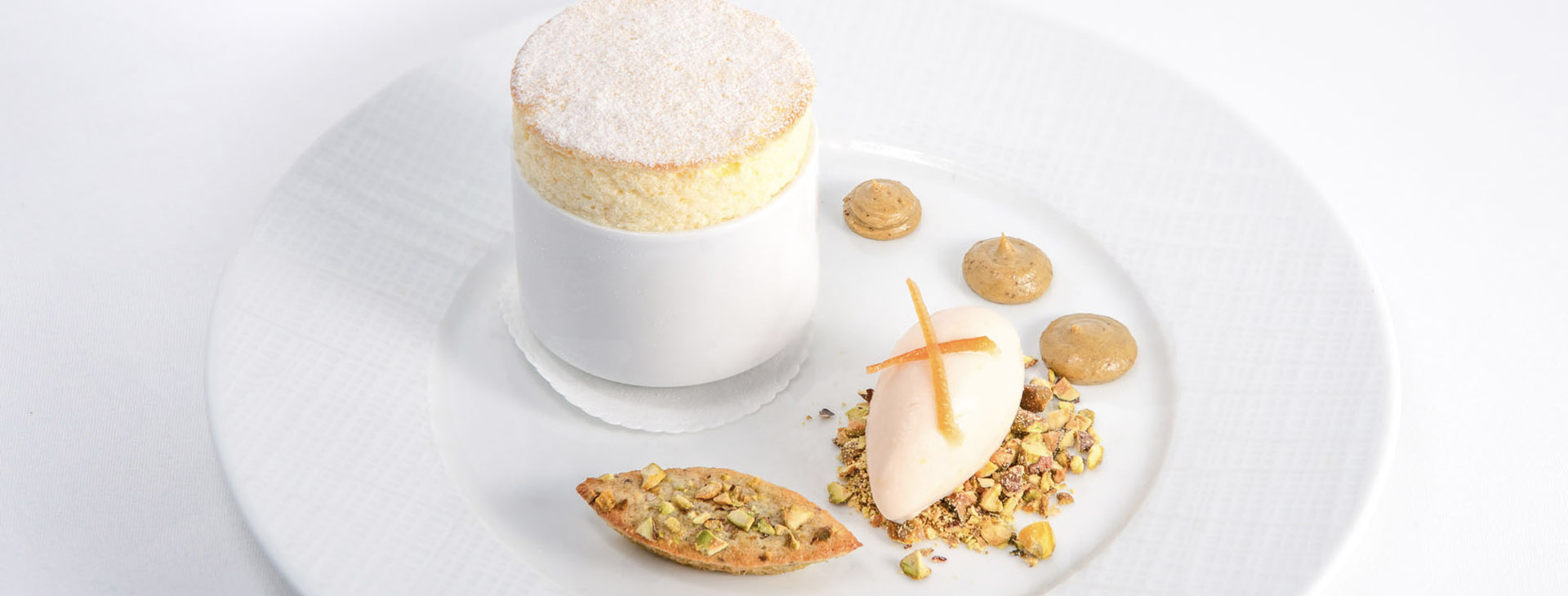 Grapefruit soufflé