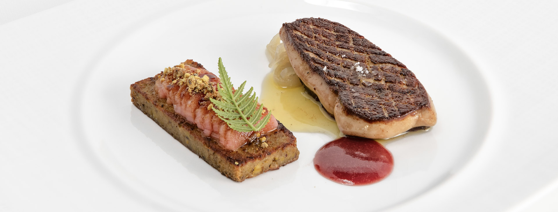 Hot foie gras at The River Café